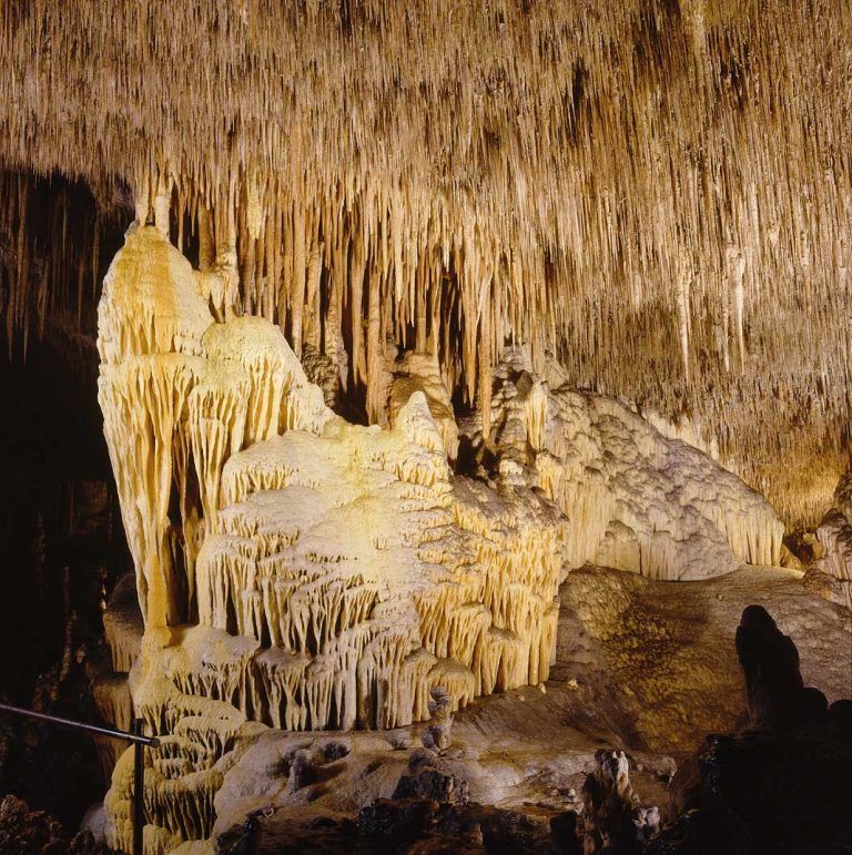 Rock formations in Caves of Drach