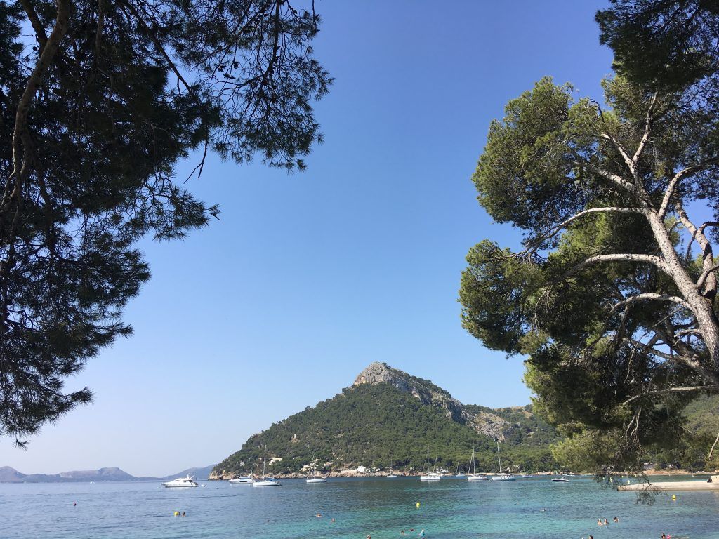 View from the Formentor Beach