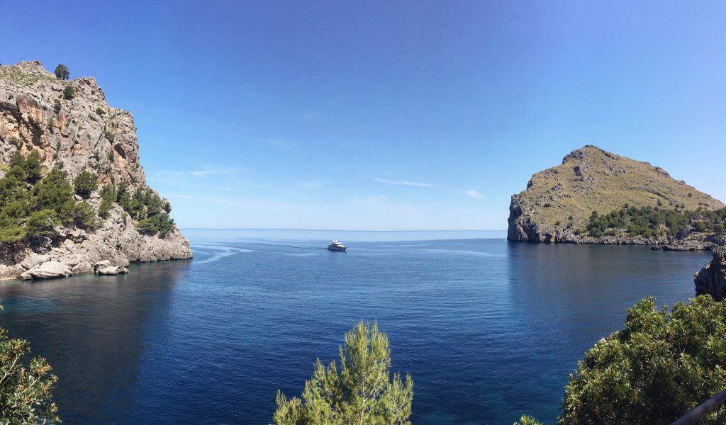 View for the boat in Sa Calobra - TOP of Mallorca on Instagram Spots