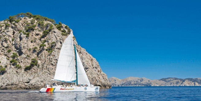 Anacaona Catamaran journey in Alcudia Bay