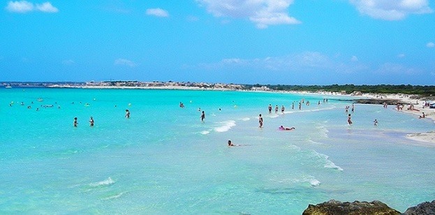 View of Es Trenc Beachone of the TOP places of Mallorca on Instagram List