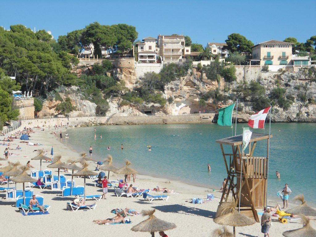 Beach in porto Cristo