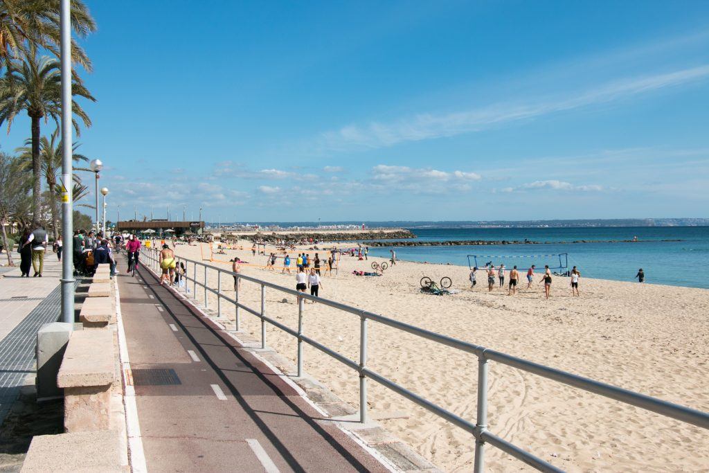 Can Pere Antoni beach near Palma de Mallorca