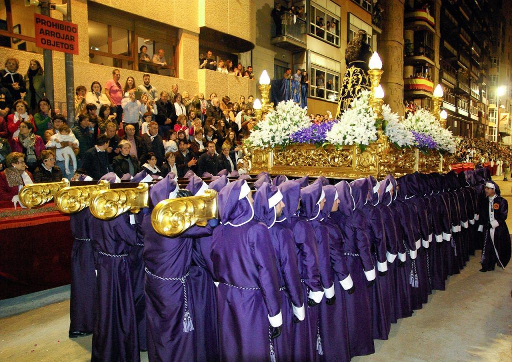 Brotherhoods during Easter Processions in Mallorca