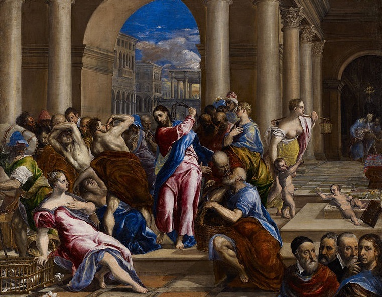 El Greco - Christ Driving the Money Changers from the Temple
