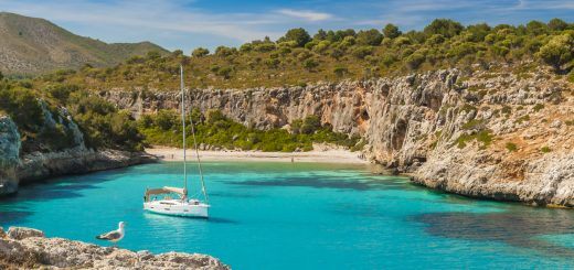 View of Cala Magraner in Mallorca
