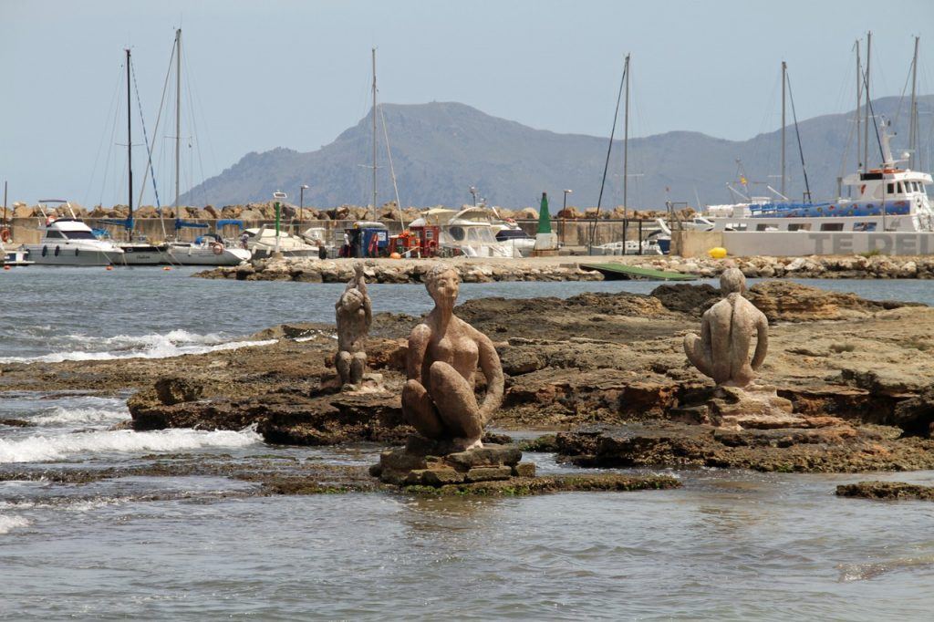 Sculptures in Can Picafort Mallorca