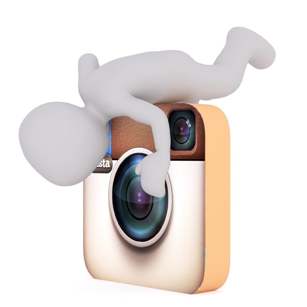 Funny icon of Instagram