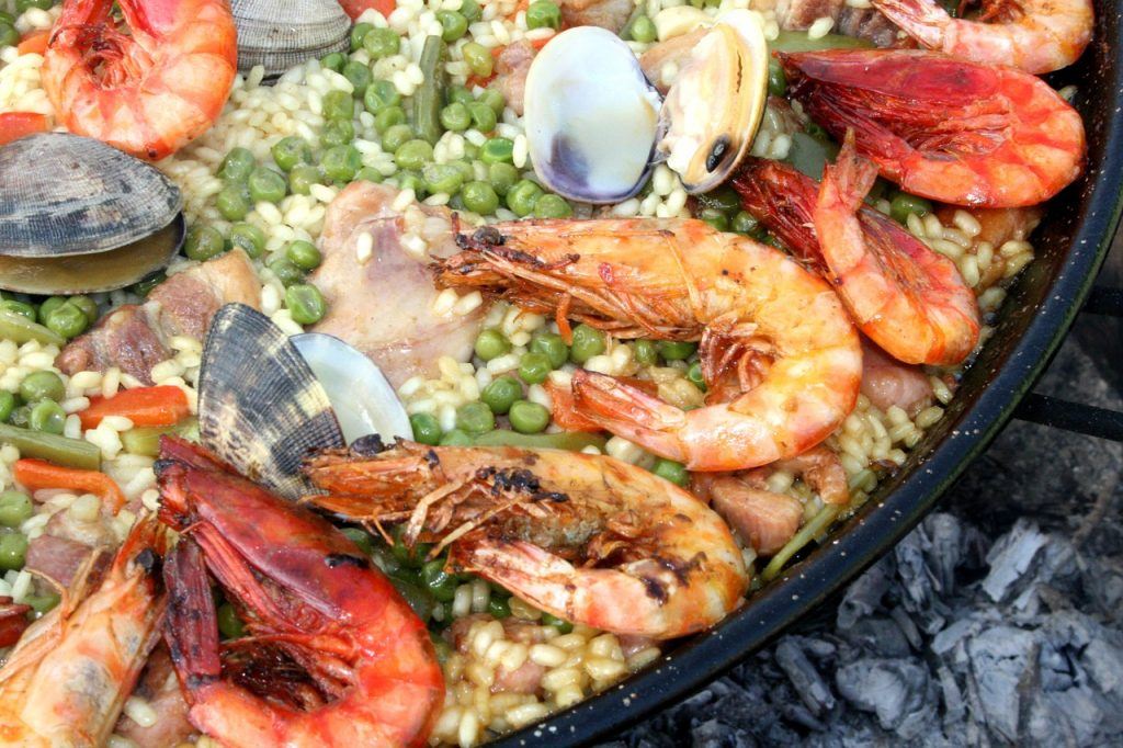 Typical Mallorcan food - Paella