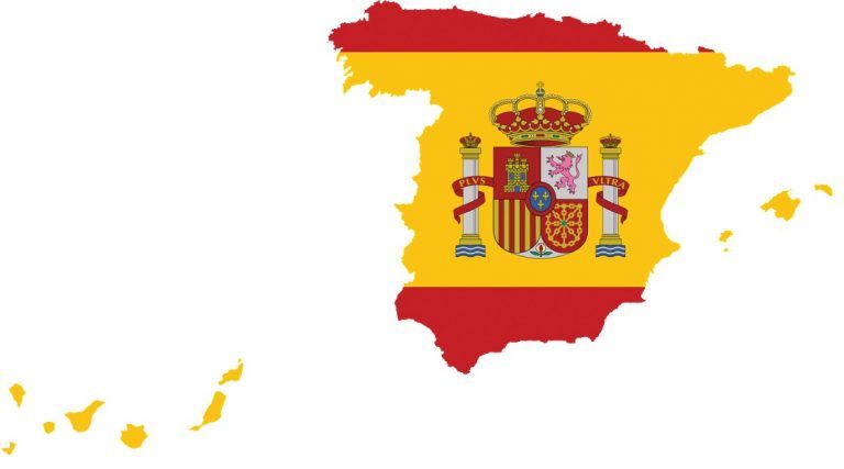The map of Spain