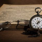 Old book and watch