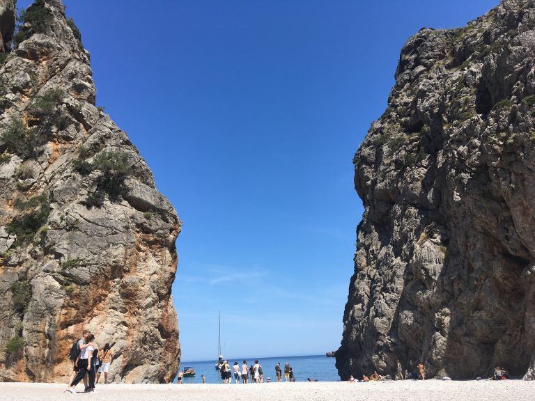 Beach in Sa Calobra Mallorca