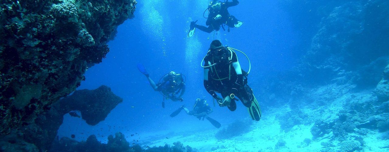 Diving in Mediterranean Sea