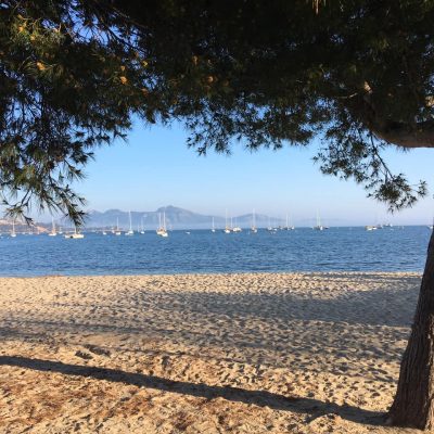 One of the little beaches in Puerto Pollensa